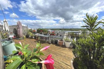 Suresnes - appartement 2 chambres, terrasse de 48m2, 2 parkings, 2 caves
